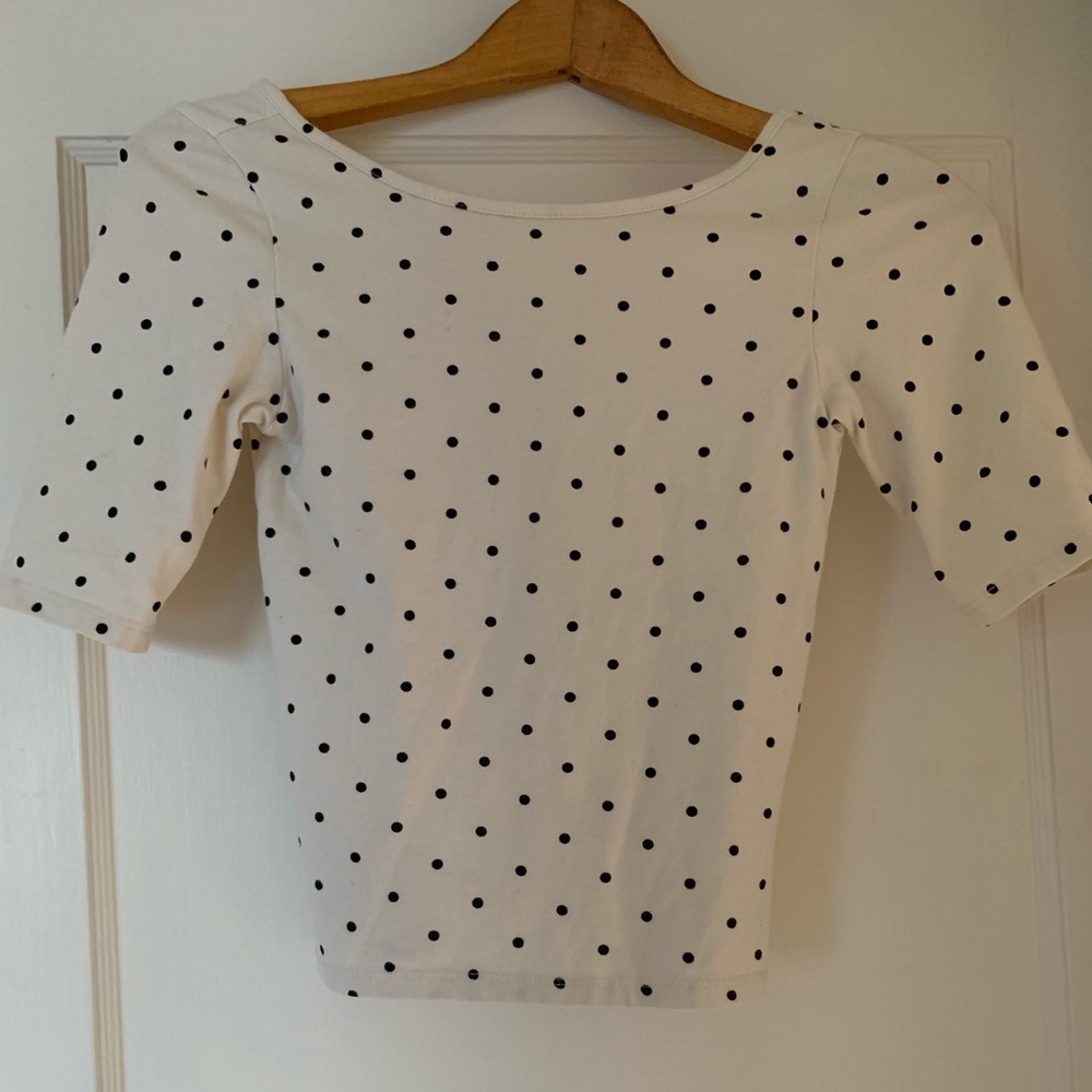 Polk dot crop top